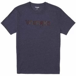 Wrangler Men's Aztec Logo Graphic T-shirt -Western Fashion Men wrangler men s aztec logo graphic t shirt
