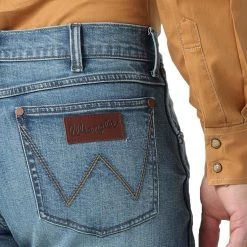 Wrangler Men's Retro No. 88 Slim Straight Jeans -Western Fashion Men wrangler men s retro no 88 slim straight jeans