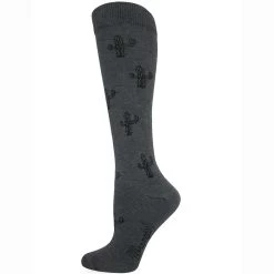 Wrangler Women's Cactus Print Knee High Socks